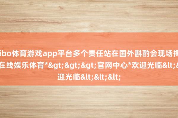 shibo体育游戏app平台多个责任站在国外斟酌会现场揭牌-*世博在线娱乐体育*>>>官网中心*欢迎光临<<<