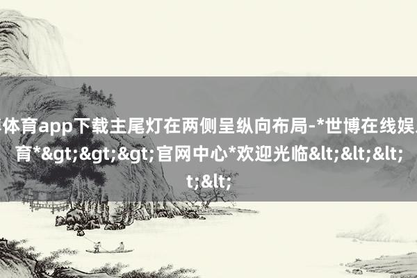 世博体育app下载主尾灯在两侧呈纵向布局-*世博在线娱乐体育*>>>官网中心*欢迎光临<<<