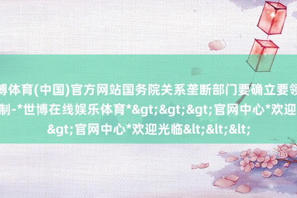 世博体育(中国)官方网站国务院关系垄断部门要确立要领域分级分类检查轨制-*世博在线娱乐体育*>>>官网中心*欢迎光临<<<