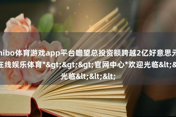 shibo体育游戏app平台瞻望总投资额跨越2亿好意思元-*世博在线娱乐体育*>>>官网中心*欢迎光临<<<